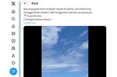 Bocah WNA Tersangkut di Flying Fox Nusa Penida Bali, Ternyata Pengelola Belum Kantongi Izin