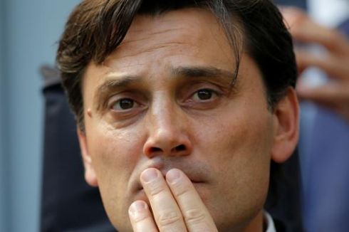 Milan Pastikan Montella Aman dari Pemecatan meski Kalah dalam Derbi