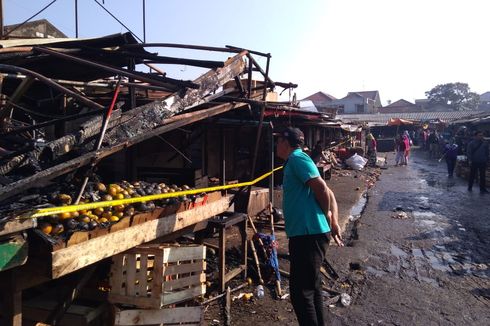 Toko Kosmetiknya Terbakar, Pedagang di Pasar Ujungberung Rugi Rp 1 Miliar