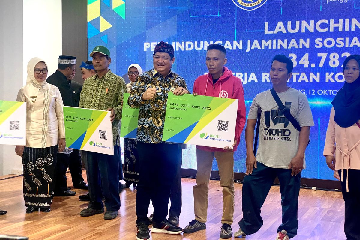 Pemkot Bontang daftarkan 34.782 pekerja rentan sebagai peserta BPJS Ketenagakerjaan.