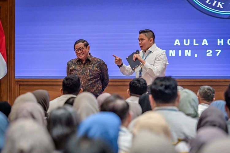 Pramono Anung Kembali ke Setkab, Temui Teddy Bahas Peresmian Proyek di Jakarta
