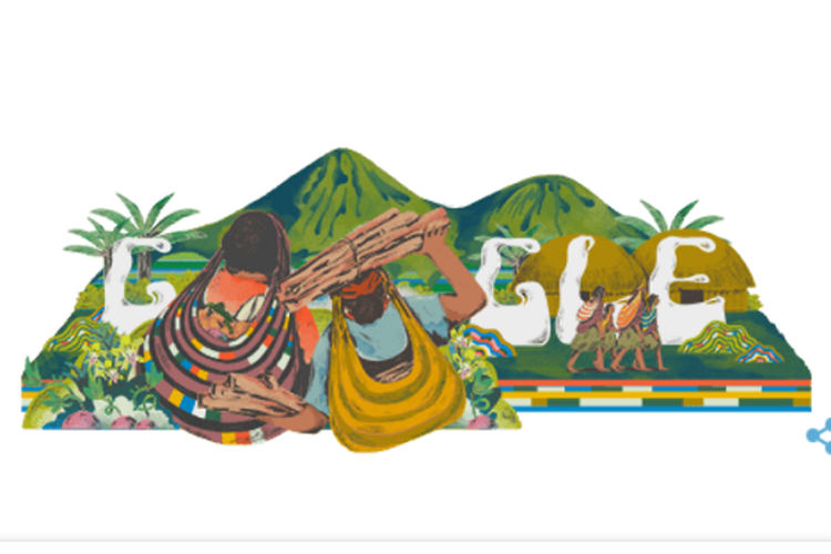 Google Doodle Noken Papua