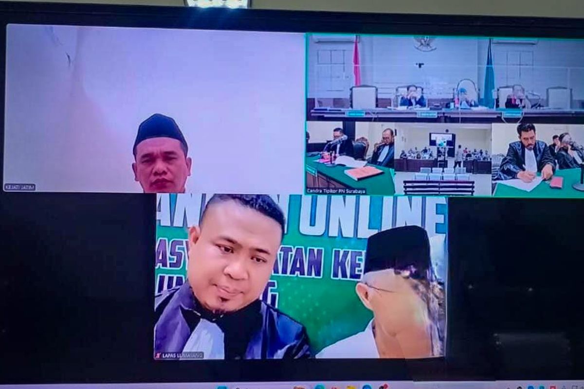 Proaes sidang putusan kasus korupsi bibit pisang mas kirana