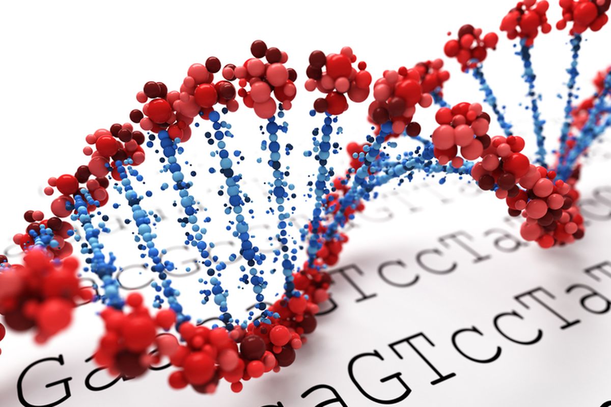 Ilustrasi pengurutan genom (genome sequencing) virus corona. Ilmuwan Australia mengembangkan teknologi pengurutan genom yang lebih cepat melacak Covid-19.