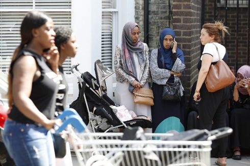 Sudah 6 Orang Tewas akibat Kebakaran Grenfell Tower di London