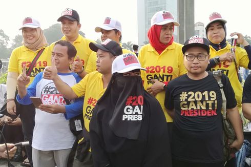 Survei: 61,1 Persen Publik Tak Setuju Gerakan #2019GantiPresiden
