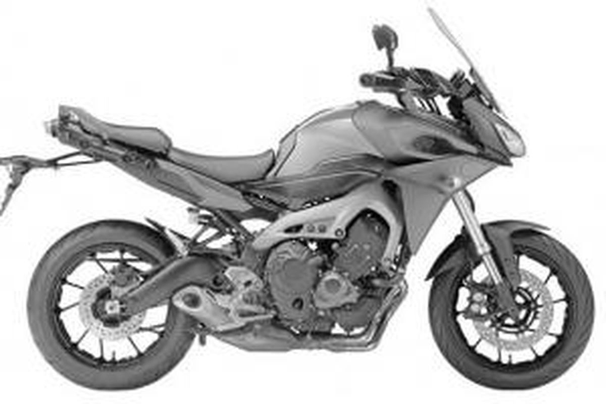 Desain Yamaha model Sport Touring yang sedang dipatenkan, akan berbasis MT-09.