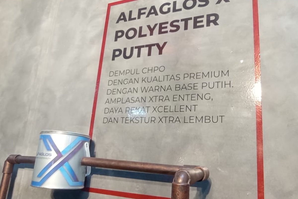 Dempul Premium dari Alfaglosh memiliki beberapa keunggulan