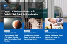 [POPULER SAINS] Covid-19 Omicron Lebih Berisiko Reinfeksi | Planet Raksasa Memiliki Hujan Permata | Cerpelai Dapat Terinfeksi Omicron