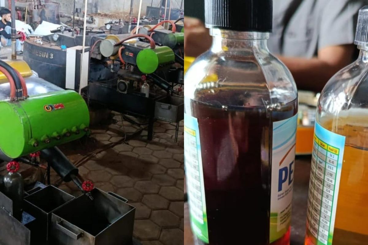 Foto Bank Sampah Banjarnegara produksi BBM Petasol dari limbah plastik.