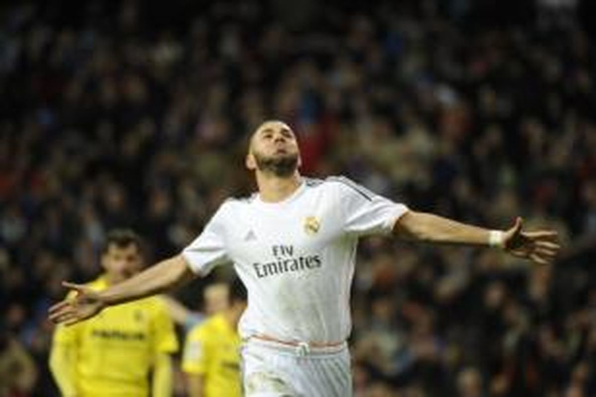 Striker Real Madrid, Karim Benzema.