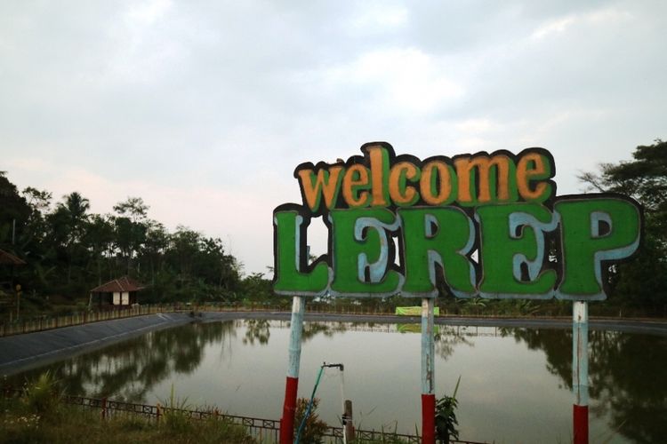 Obyek wisata Embung Lerep, salah satu obyek wisata di Desa Wisata Lerep, Ungaran, Jawa Tengah.