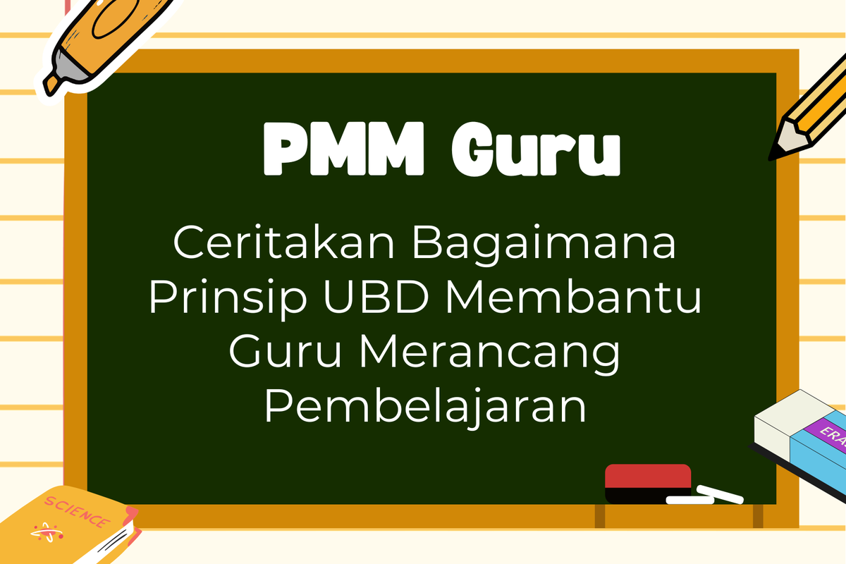Ilustrasi PMM Guru: Ceritakan Bagaimana Prinsip UBD Membantu Guru Merancang Pembelajaran