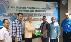 Antam Salurkan Pinjaman Rp 4 Miliar untuk UKM di Maluku Utara