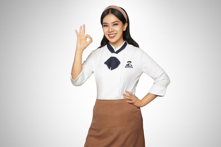 Chef Devina Hermawan menjadi brand ambassador Quaker Indonesia.