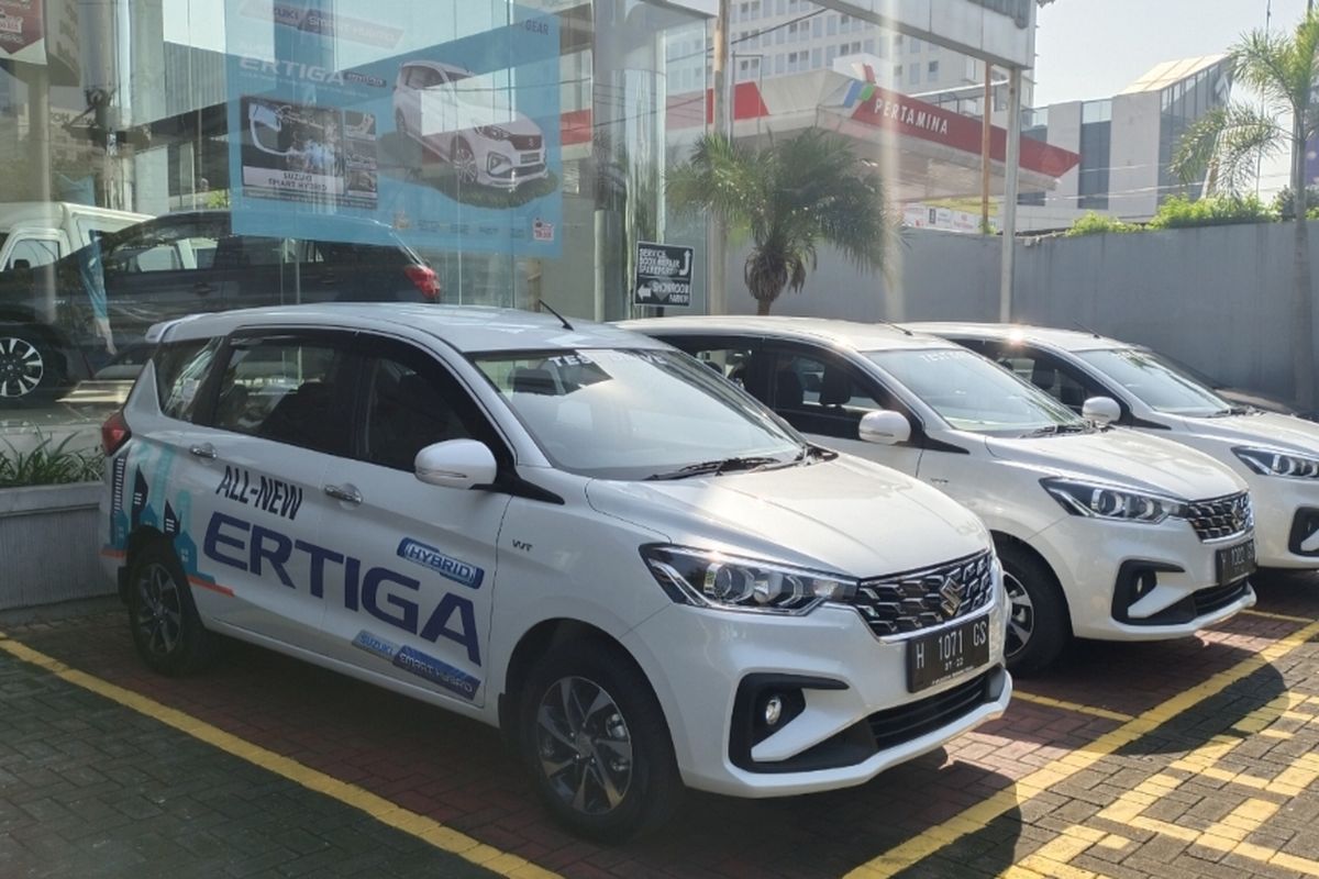Uji coba All New Ertiga Hybrid di Semarang, belum lama ini