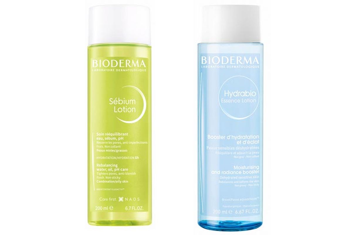 Duo boosting toner dari Bioderma. 