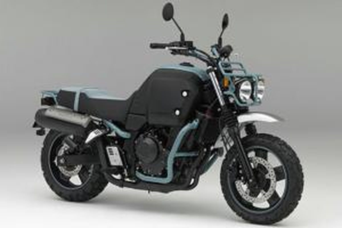 Honda perkenalkan konsep terbaru Bulldog di Osaka Motorcycle Show 2015.