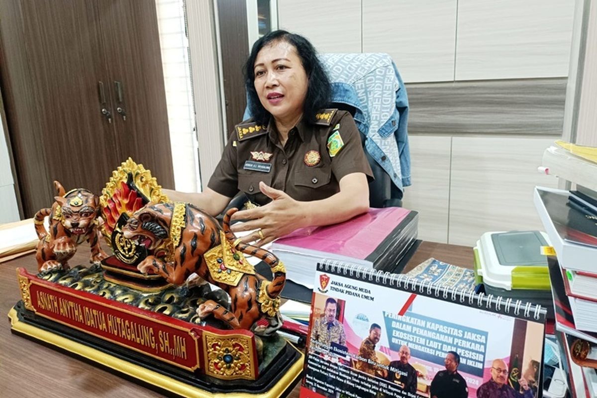 Jaksa Asnath Anytha Idatua Hutagalung dari Jaksa Agung Muda Pidana Umum Kejaksaan Agung.