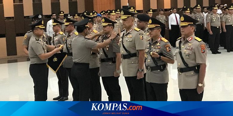 Kapolri Pimpin Sertijab Sejumlah Perwira Tinggi Condro Kirono Firli Bahuri Hingga Refdi Andri