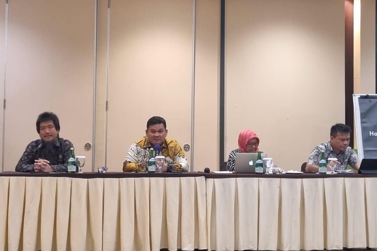 Diskusi PPATK terkait pengawasan dana Pemilu 2024 dan pencegahan pemberantasan TPPU di Hotel Santika, Bogor, Jawa Barat, Selasa (27/6/2023).