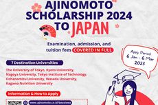 Ajinomoto Buka Beasiswa Penuh S2 di Jepang, Ini Syaratnya