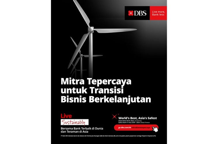 Bank DBS Indonesia diberi mandat sebagai ESG Coordinator untuk BRI