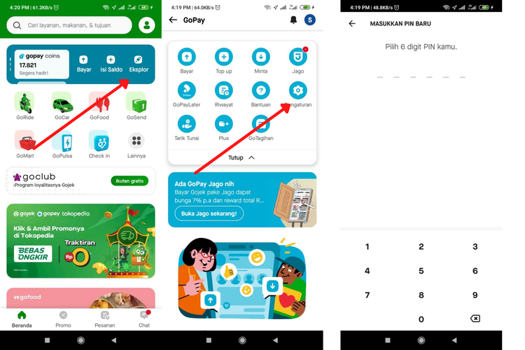Cara Ganti PIN Gopay yang Lupa
