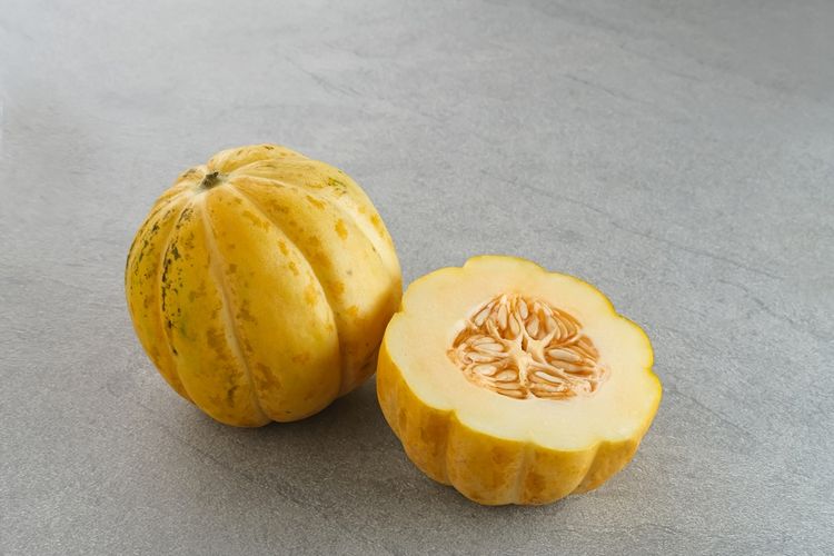 Ilustrasi buah blewah. 