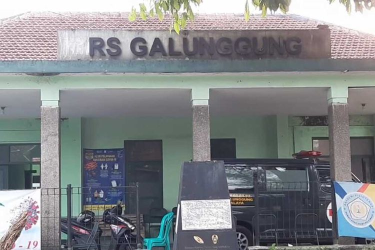 Rumah Sakit (RS) Galunggung milik TNI diperbantukan jadi ruang isolasi darurat rujukan pasien Covid-19 asal Kota Tasikmalaya, Selasa (29/6/2021).