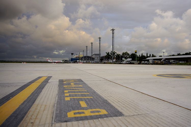 Ilustrasi Bandara Lombok di Nusa Tenggara Barat (NTB). 