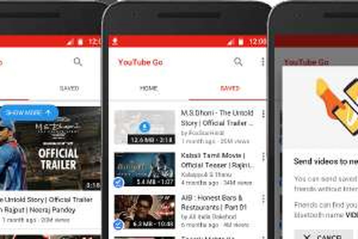 YouTube Go, solusi streaming video di daerah dengan internet yang lambat