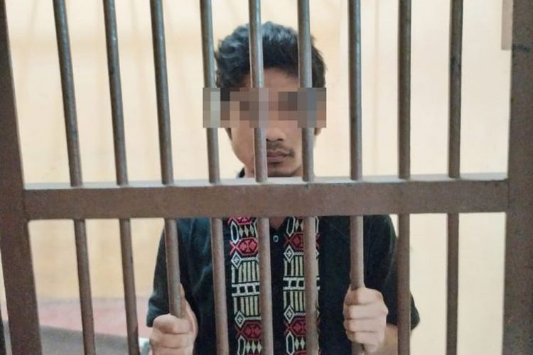 FI (26) warga Kota Lhoksukon, Kecamatan Lhoksukon, Kabupaten Aceh Utara, ditangkap polisi pada Jumat (4/10/2019) 