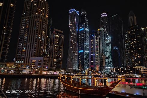 Menangkap Sisi Gemerlap Dubai di Malam Hari