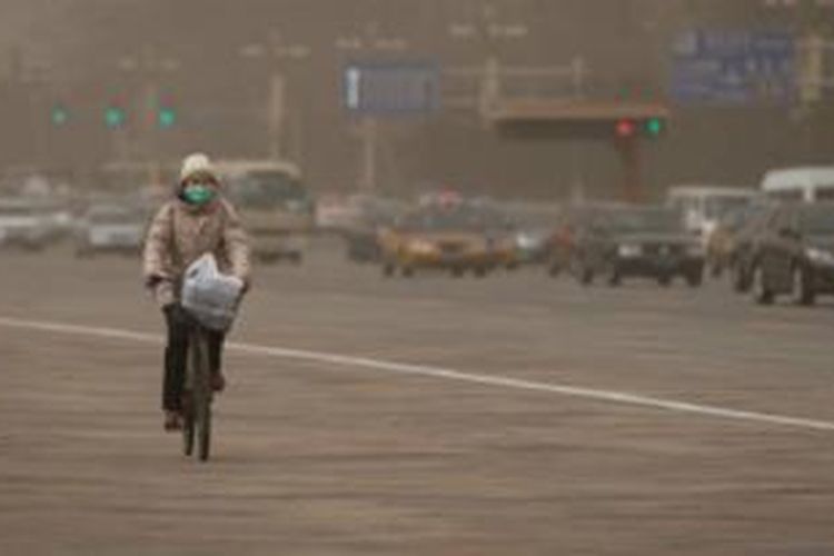 Awal tahun ini polusi di Cina melebihi ambang batas bahaya seperti yang ditetapkan WHO.
