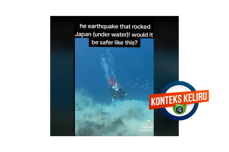 Konteks keliru, video gempa dasar Laut Banda diklaim peristiwa di Jepang
