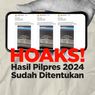 INFOGRAFIK: Beredar Hoaks soal Hasil Pilpres 2024 Sudah Ditentukan