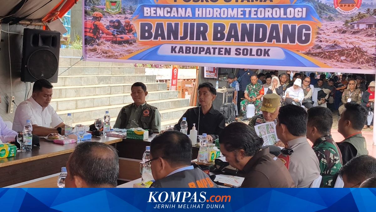 Wapres Gibran Kunjungi Lokasi Banjir Bandang Solok