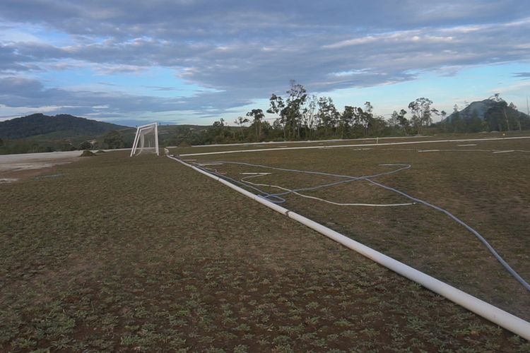 KARO K160-19 Pembangunana Sport Center Siosar Belum Kunjung Selesai Jelang Pon 2024