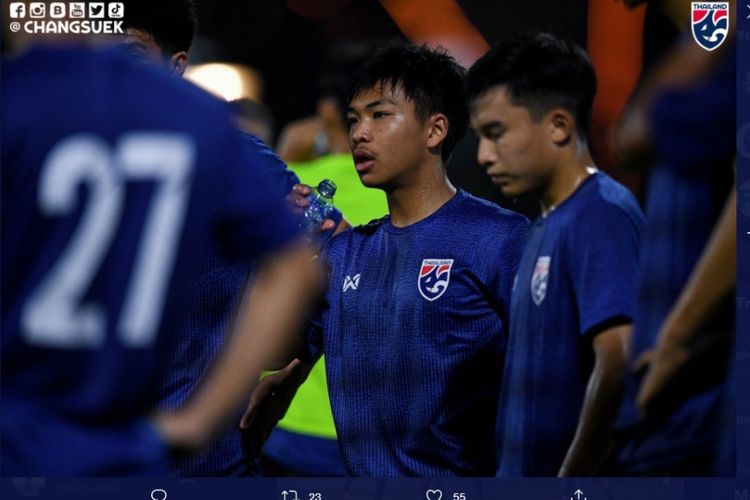 Timnas U19 Thailand sudah tiba di Jakarta pada Rabu (29/6/2022). Mereka akan berkompetisi di Piala AFF 19 2022 yang bakal digelar di Jakarta dan Bekasi pada 2-15 Juli mendatang.