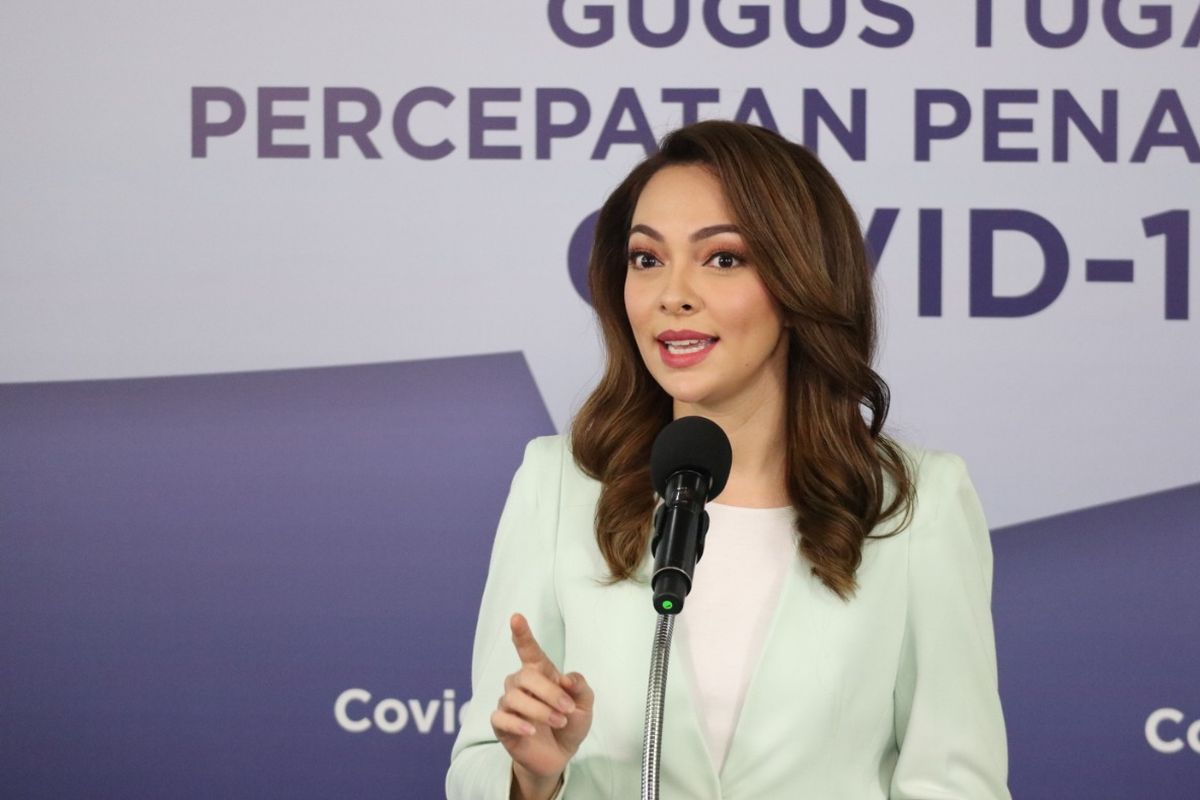 Anggota Tim Komunikasi Publik Gugus Tugas Percepatan Penanganan Covid-19, Reisa Broto Asmoro.