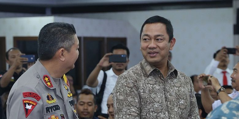 Wali Kota Semarang Menghadiri Acara Penandatangan Pedoman Kerjasama dan Launching Forum Kerjasama Penanganan Laporan atau Pengaduan Masyarakat di Gedung Gradhika Bhakti Praja Kantor Gubernur Jateng, Kamis (10/10/2019).