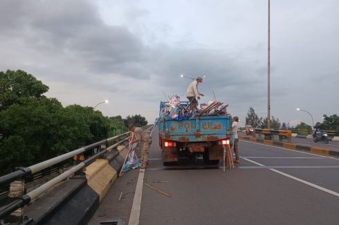 APK Semrawut di Ciracas Dicopot Satpol PP, Termasuk di Flyover Pasar Rebo