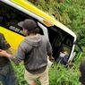 Kronologi Bus Nyaris Masuk Jurang Sedalam 50 Meter, Penumpang Selamat karena Tertahan Rumpun Bambu