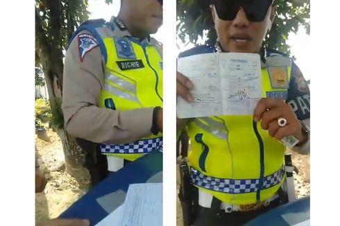 Viral Petugas Polisi Tilang STNK karena KIR Mati, Ini Penjelasannya