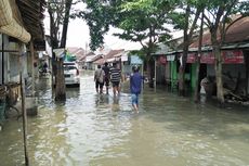 Kali Lamong Meluap, 2 Kecamatan di Gresik Selatan Kebanjiran