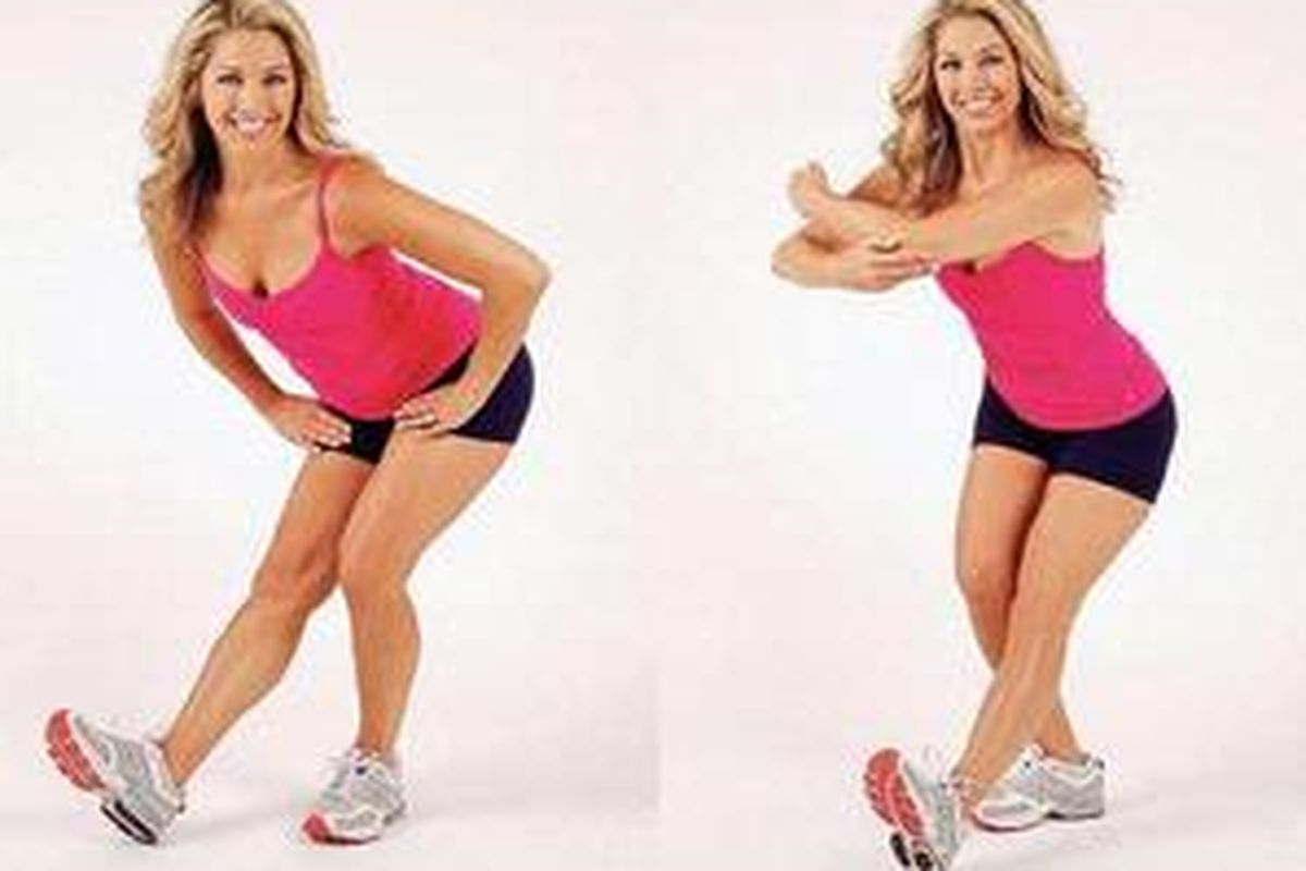 Saat melatih peregangan kaki belakang seharusnya tidak terasa sakit di bagian lain tubuh, terutama di lutut. 