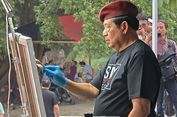 Kala SBY Melukis Sungai Bengawan Solo dengan Gaya 'Finger Painting' ala Maestro Affandi