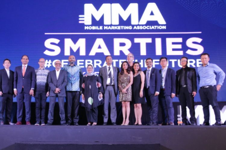 MMA SMARTIES Indonesia Awards 2019 bagi para pelaku pemasaran dan talenta kreatif  mereka untuk mengembangkan dampak bisnis melalui kekuatan pemasaran mobile.