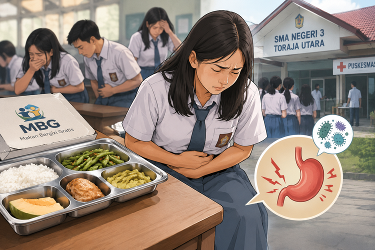 Dugaan Keracunan MBG Siswa SMAN 3 Toraja Utara, Penyebab Masih Misteri
